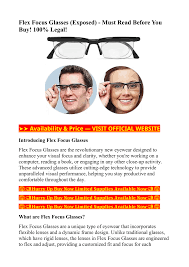 Flex Focus Glasses 100% Legal Take Before Check it  .